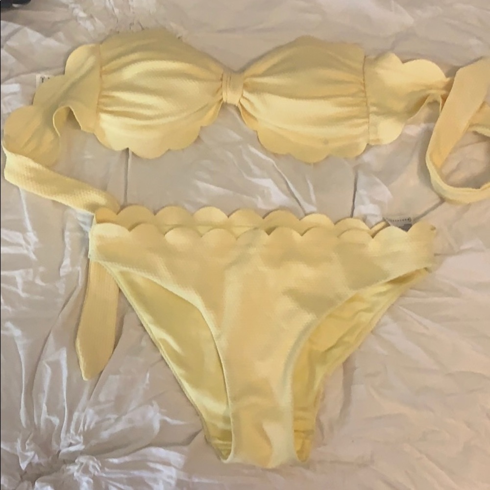 SOLD NWT Pastel Yellow Bikini
